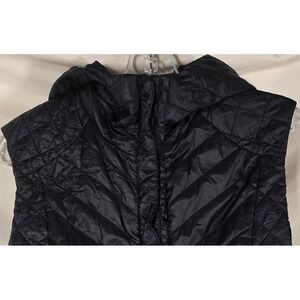Lululemon Athletica Bomber Quilted Hooded Snap Lightweight Vest Women's Small